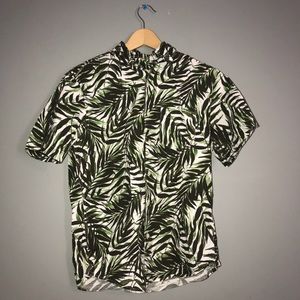 Hawaiian Style American Eagle Button Up